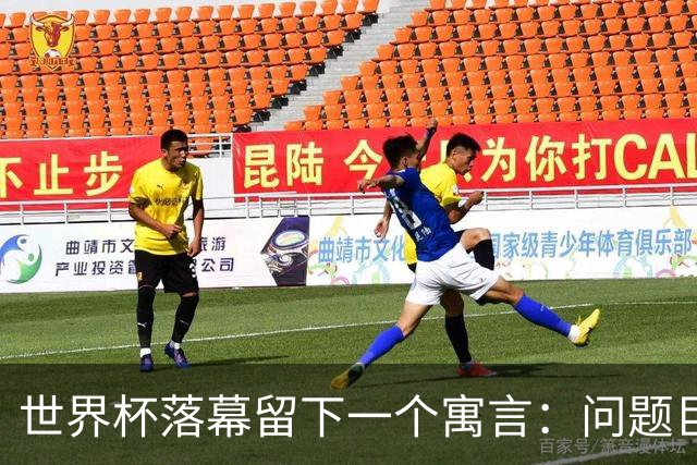世界杯落幕留下一个寓言：问题巨大，但我们同样如此